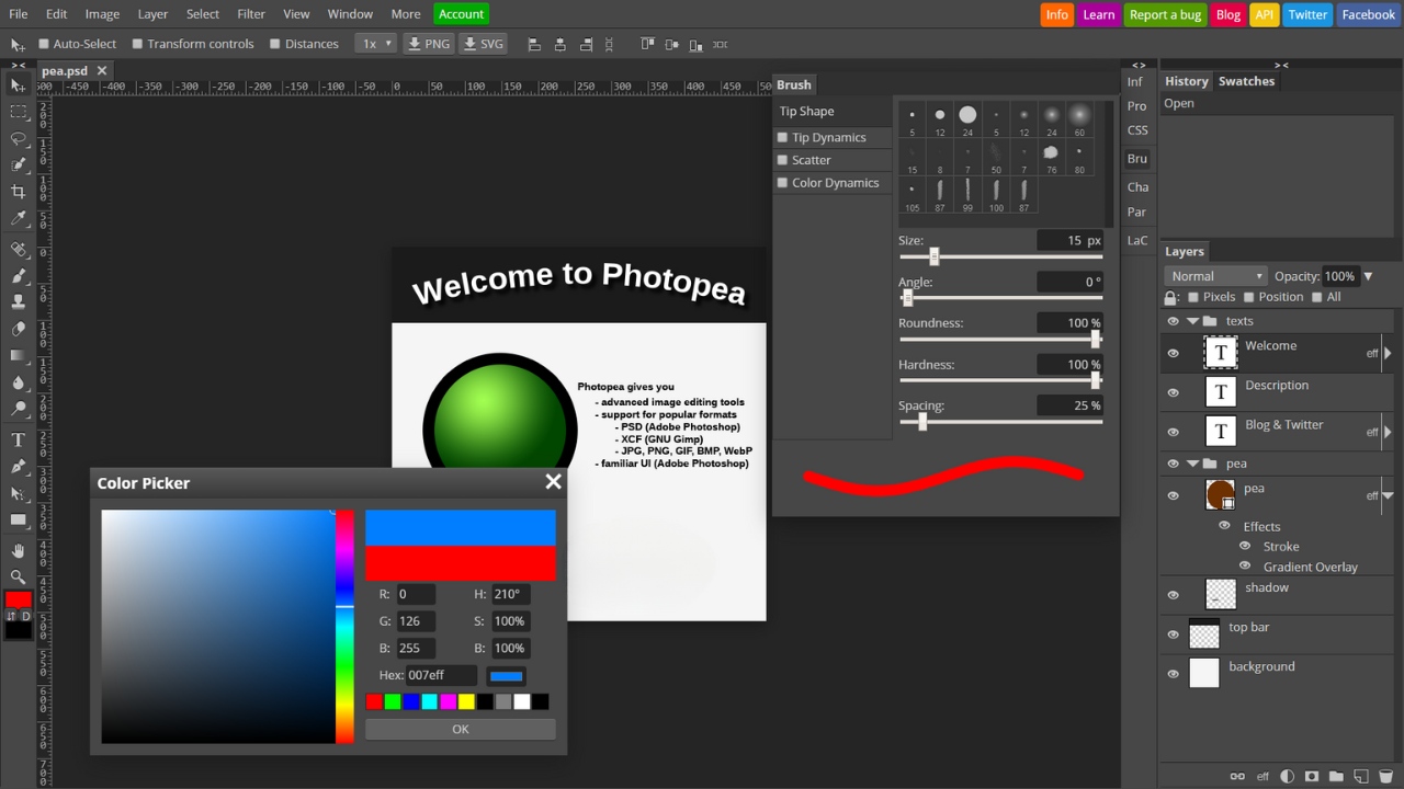 Photopea Screenshot 2